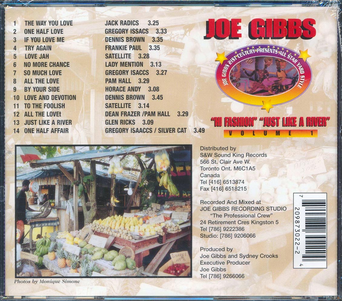 Various - Joe Gibbs All Star Yard Style 1: Hi Fashion/Just Like A River