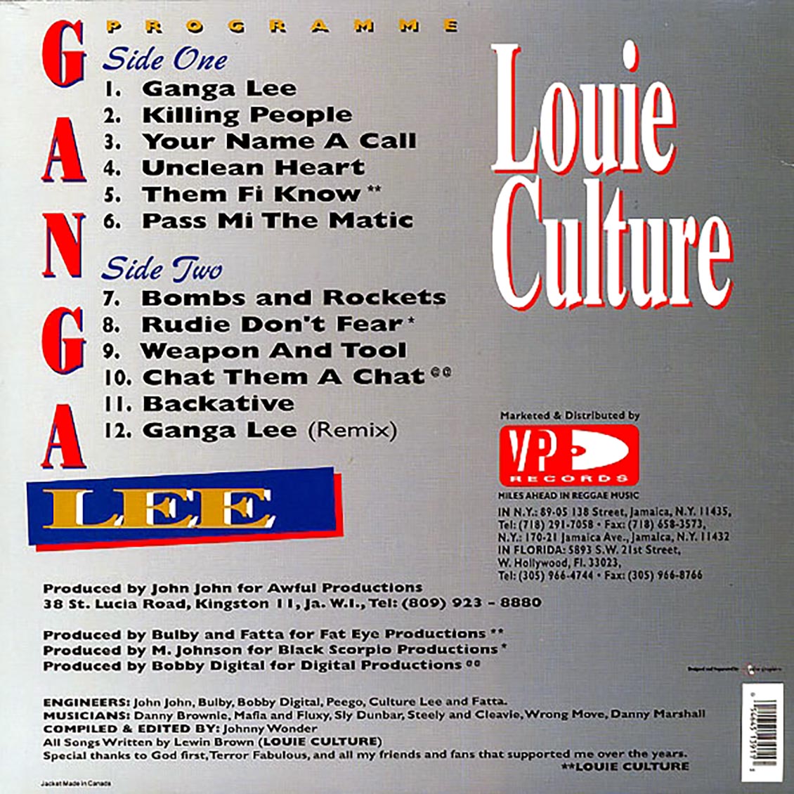 Louie Culture - Ganga Lee