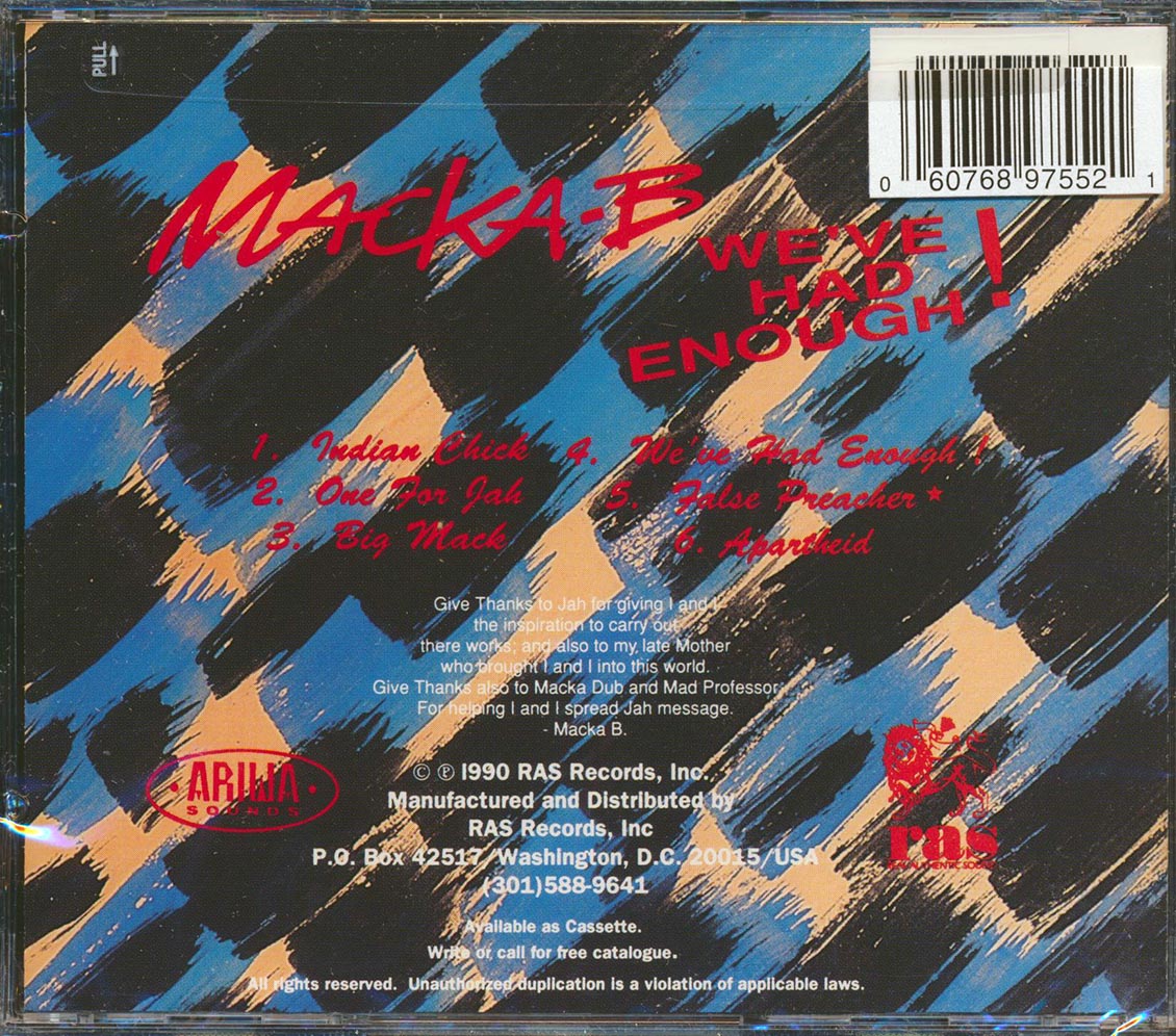 Macka B - We've Had Enough