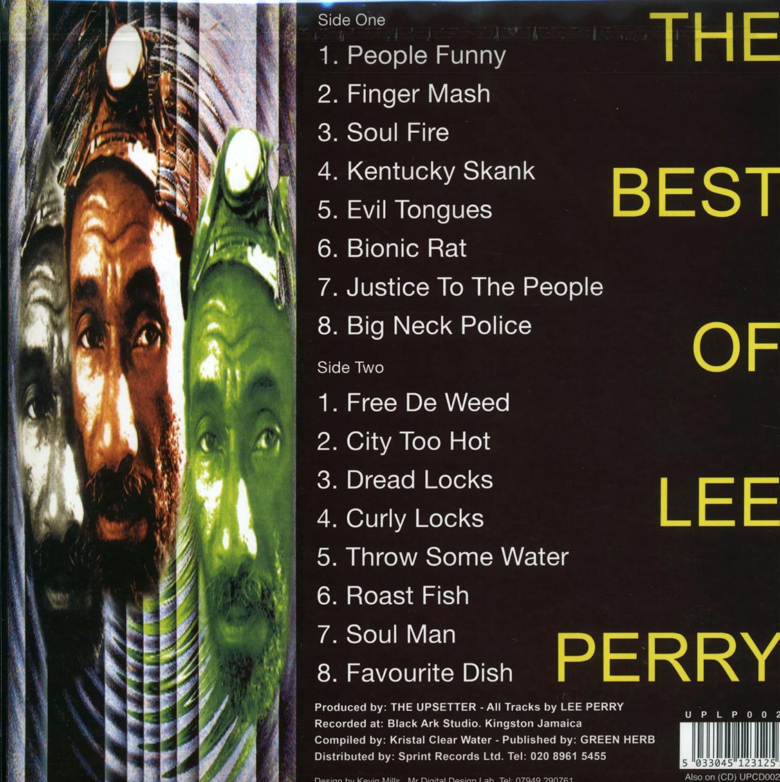Lee Perry - Best Of Lee Perry (UK press)