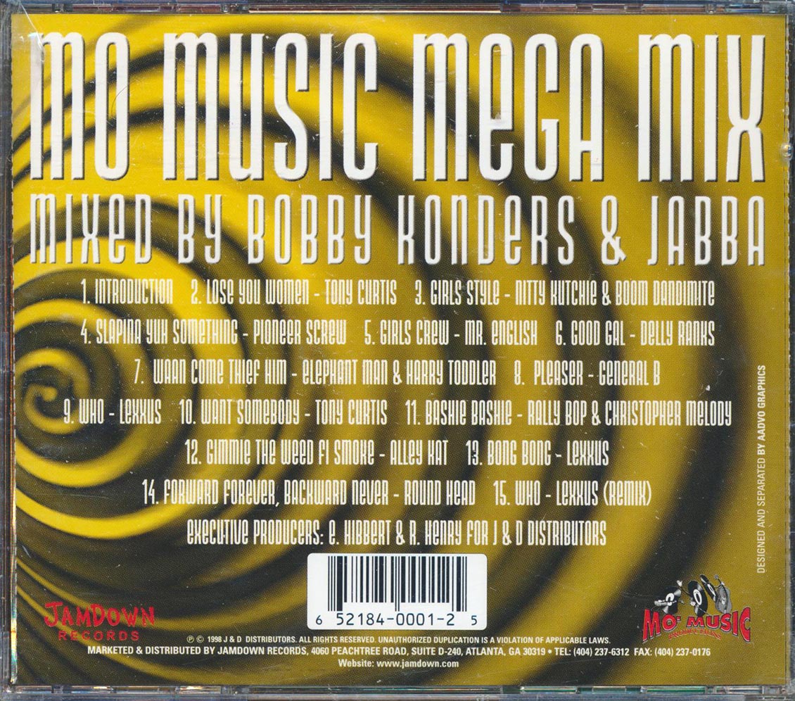 Various - Mo Music Mega Mix: Mixed By Bobby Kondors