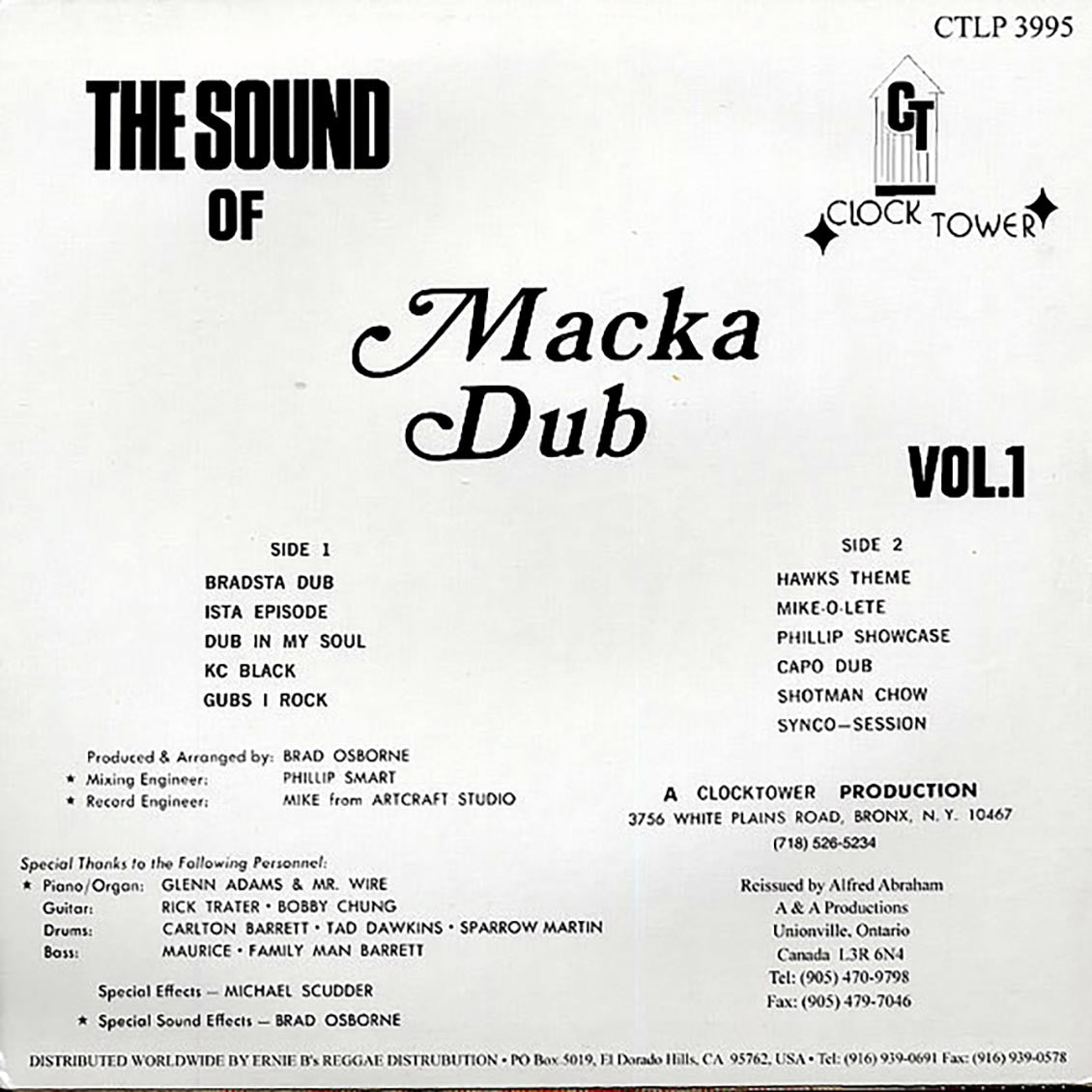 Aston Familyman Barrett, Carlton Barrett, Etc. - Macka Dub