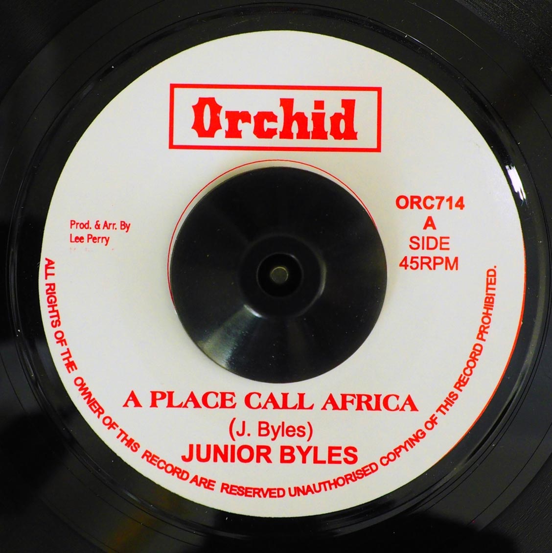 Jr. Byles - A Place Called Africa  /  The Upsetters - Version