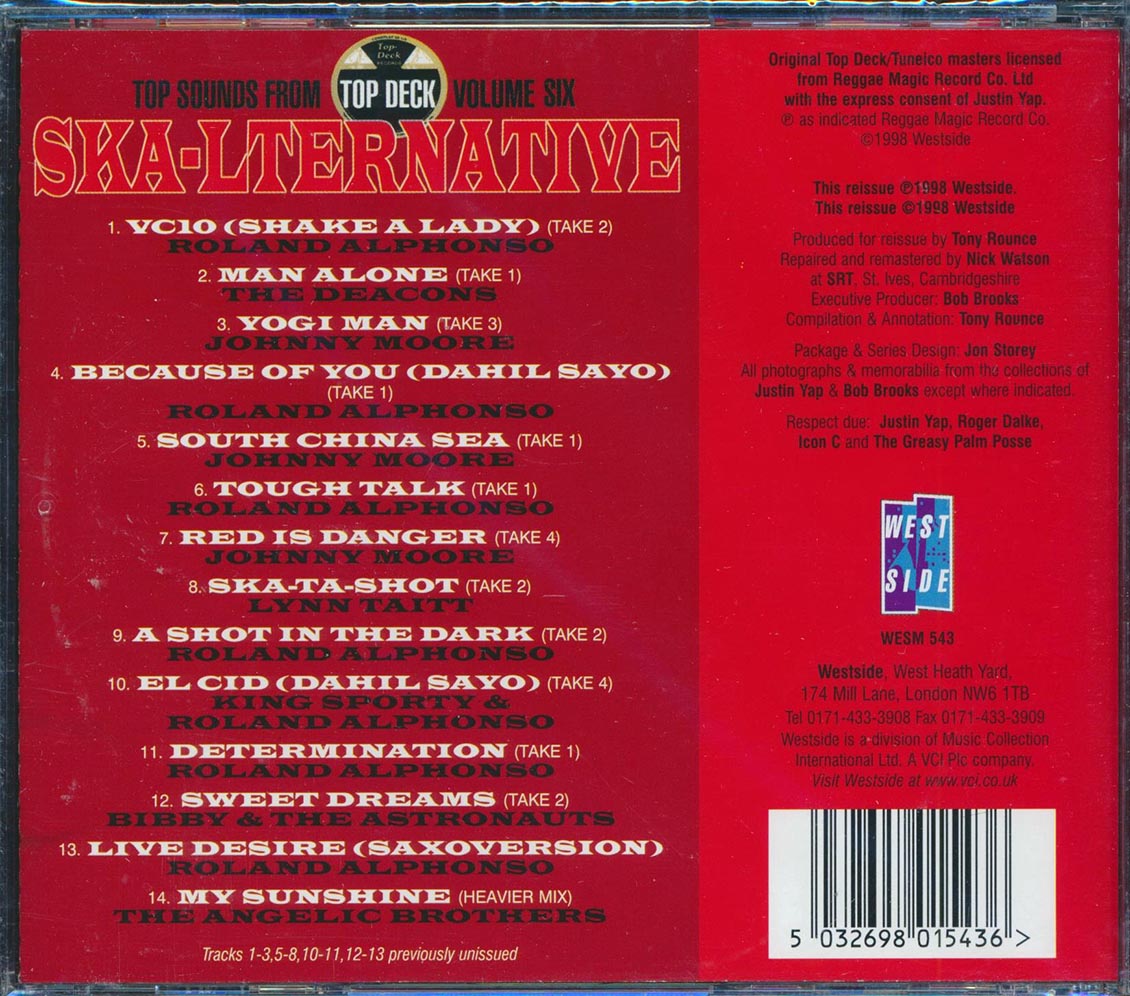 Roland Alphonso, Johnny Moore, Etc. - Skalternative: Top Sounds From Top Deck #6