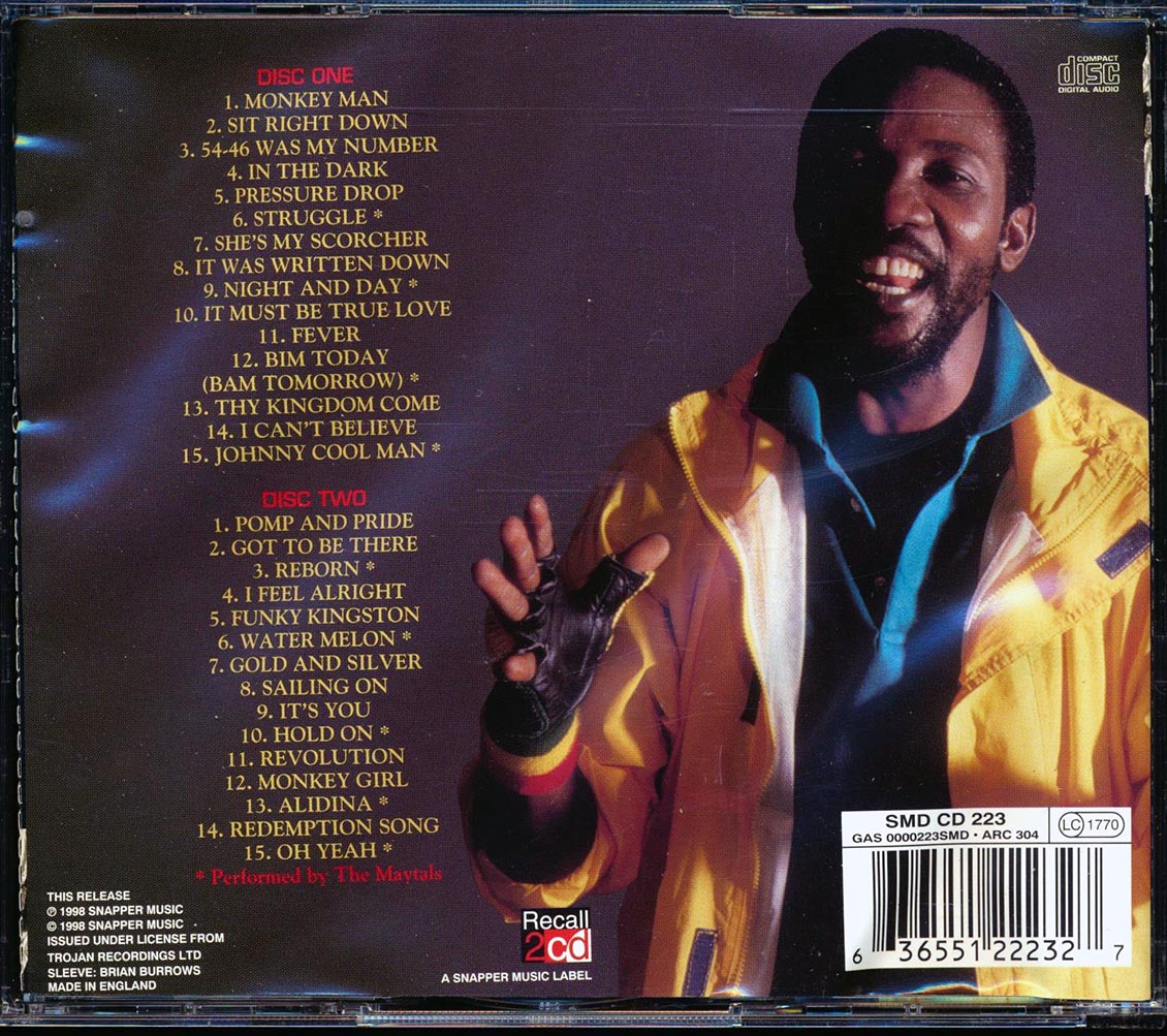 Toots & The Maytals - Jamaican Monkey Man (30 tracks) (2xCD)
