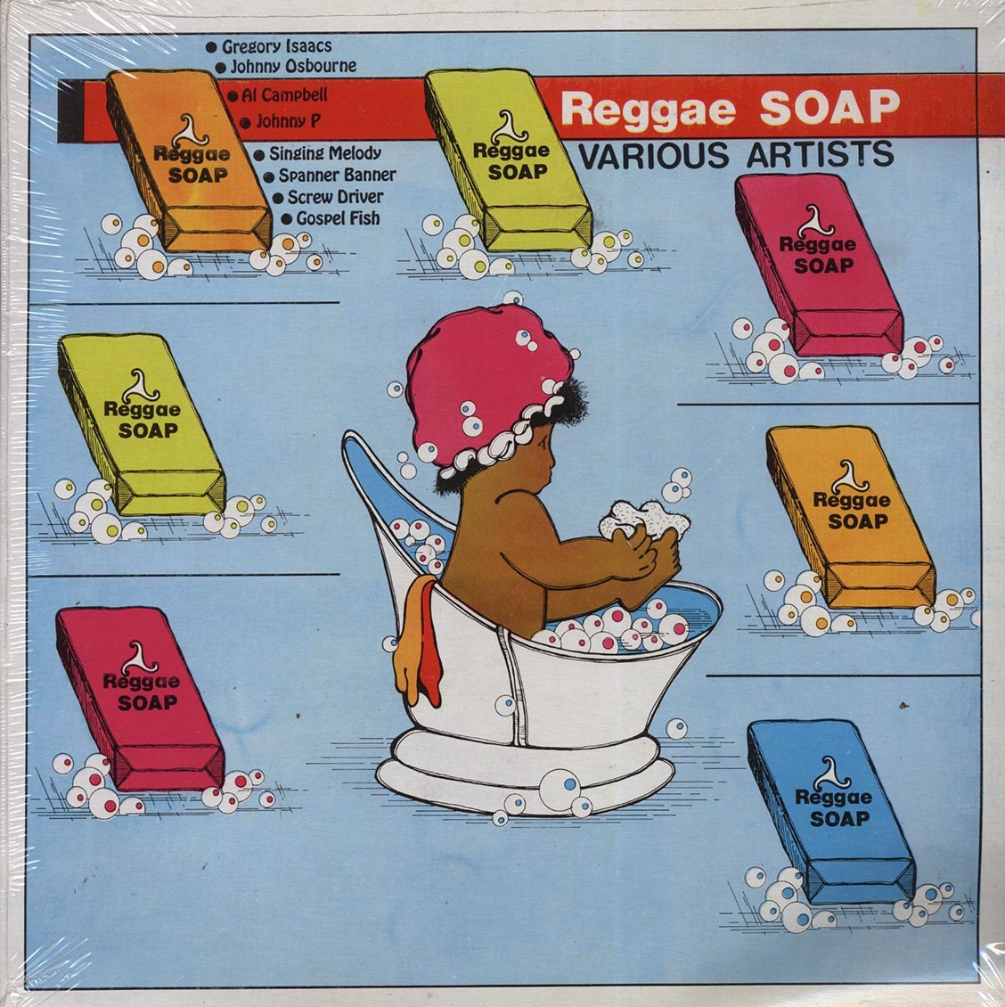 Johnny Osbourne, Gregory Isaacs, Al Campbell, Etc. - Reggae Soap (Jamaica press) (orig. press)