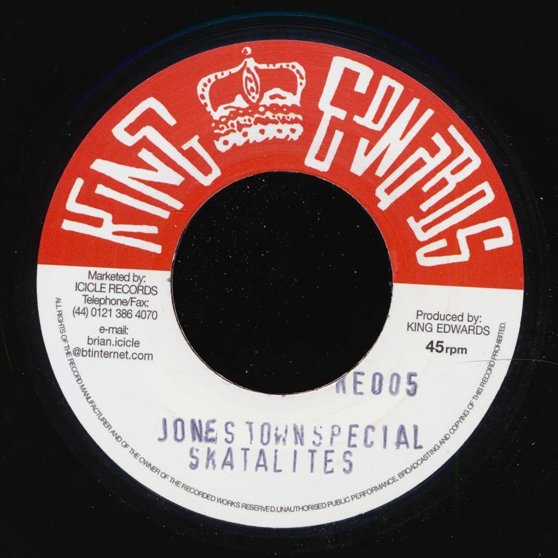 The Skatalites - Jones Town Special  /  Eric Morris - Ungodly People (UK press)