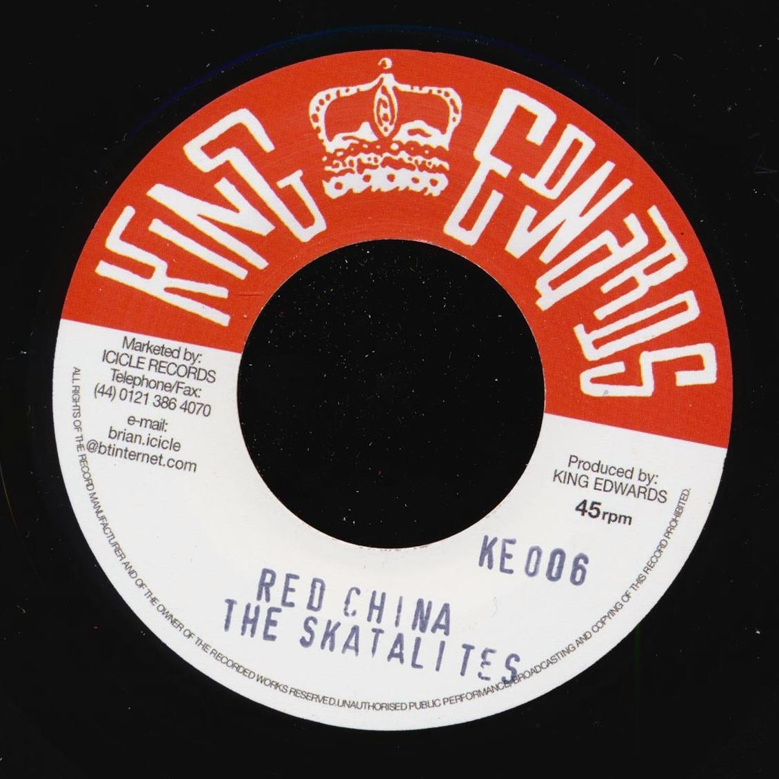 The Skatalites - Red China  /  Eric Morris - Suddenly (UK press)