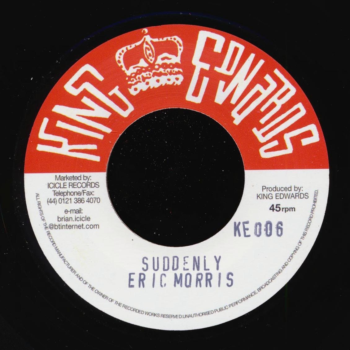 The Skatalites - Red China  /  Eric Morris - Suddenly (UK press)