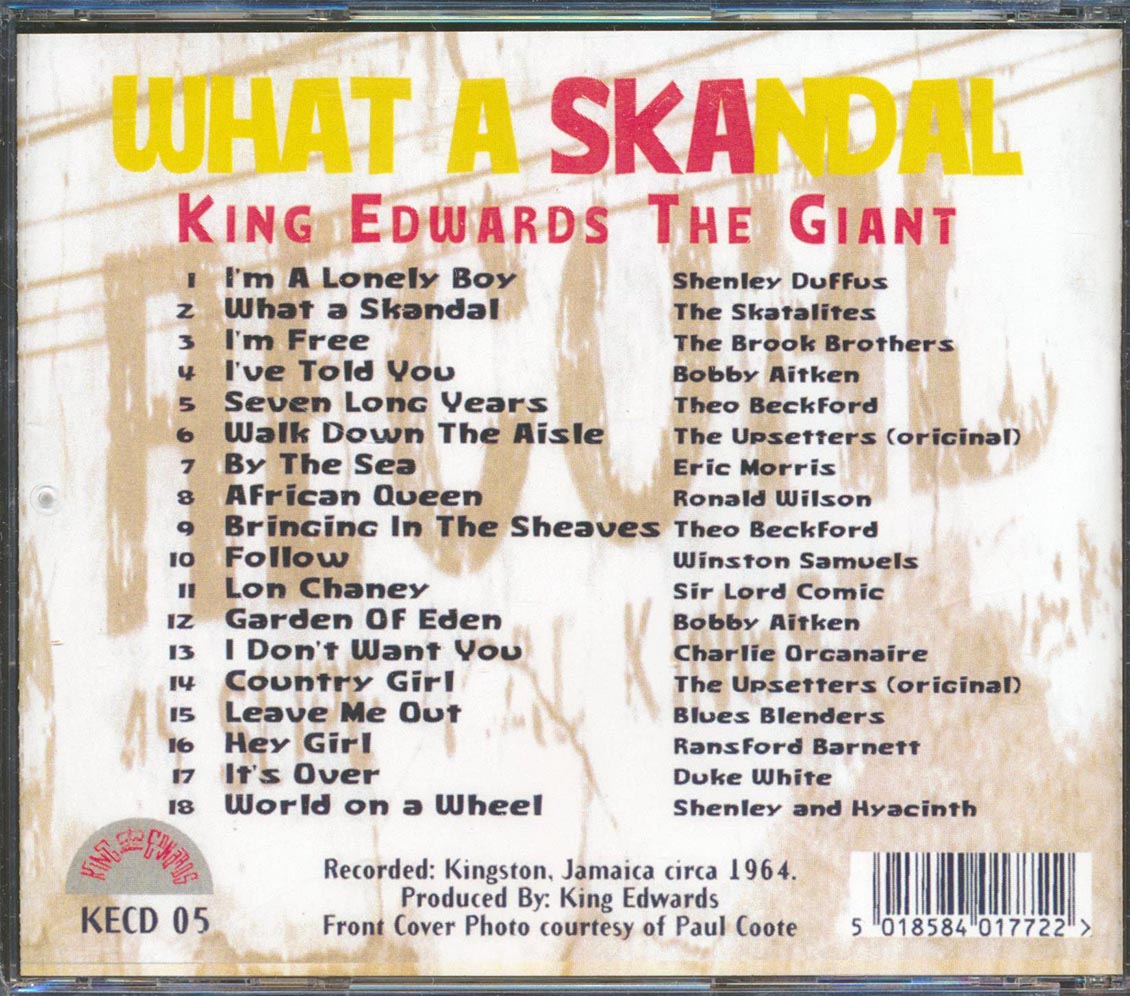 Skatalites, Theo Beckford, Eric Morris, Etc. - What A Skandal: King Edwards The Giant