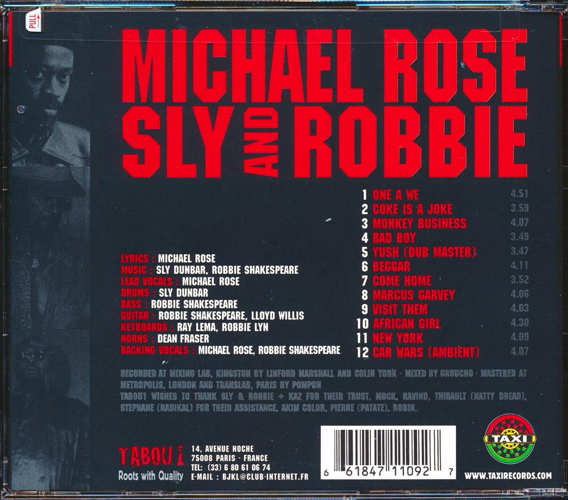 Michael Rose, Sly & Robbie - X Uhuru (Taxi Sessions)