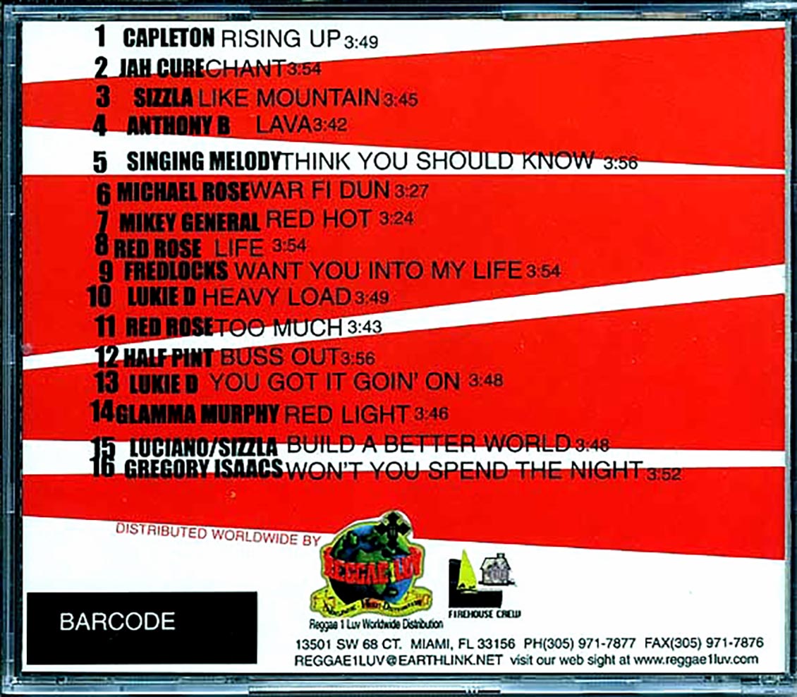 Jah Cure, Capleton, Michael Rose, Etc. - Firehouse Crew Platinum Series Volume 1