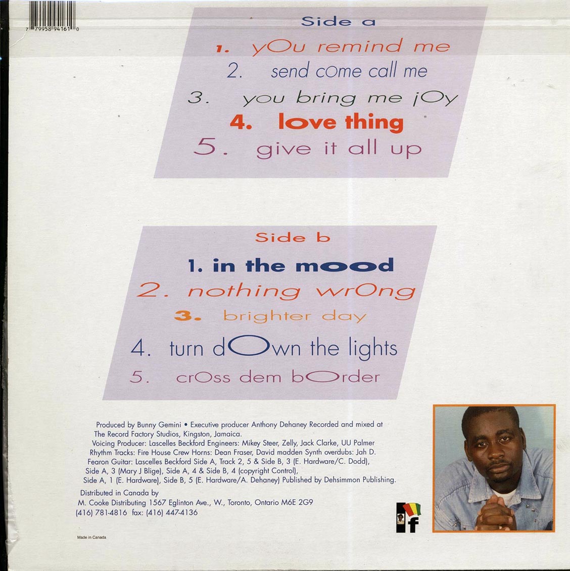 Singing Melody - Love Thing (orig. press)