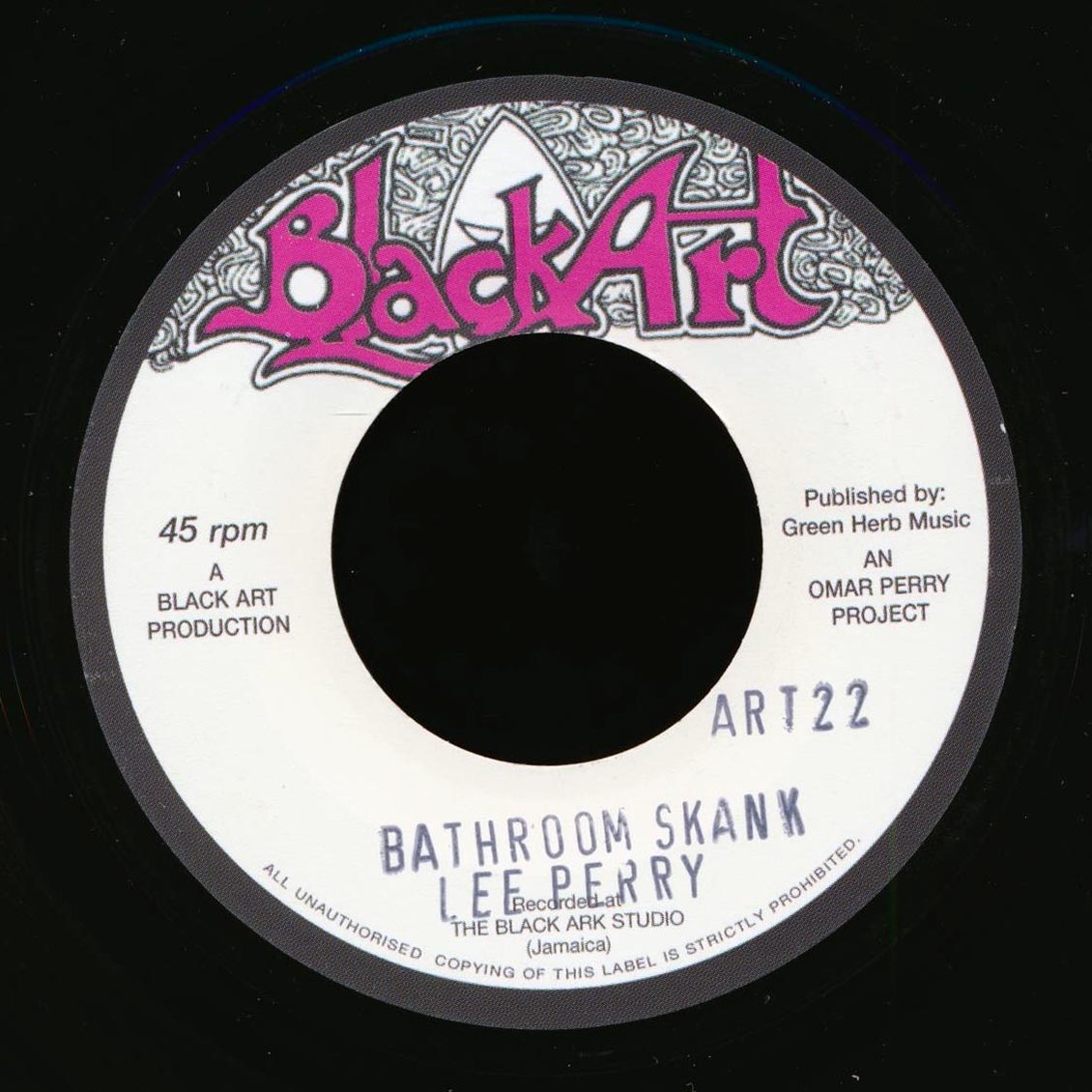 Lee Perry - Bathroom Skank  /  Washroom Skank