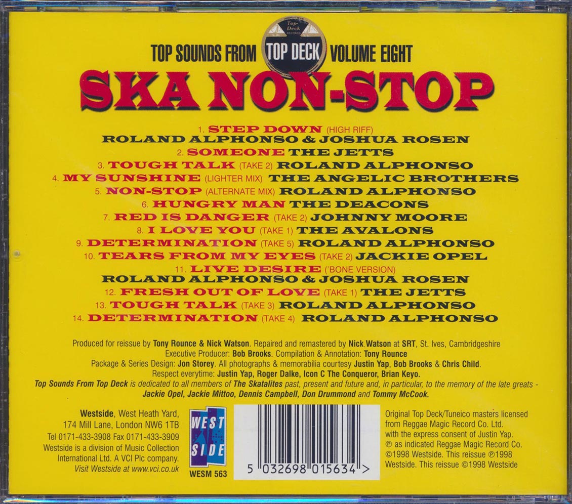 Various - Ska Non Stop: Top Sounds From Top Deck #8
