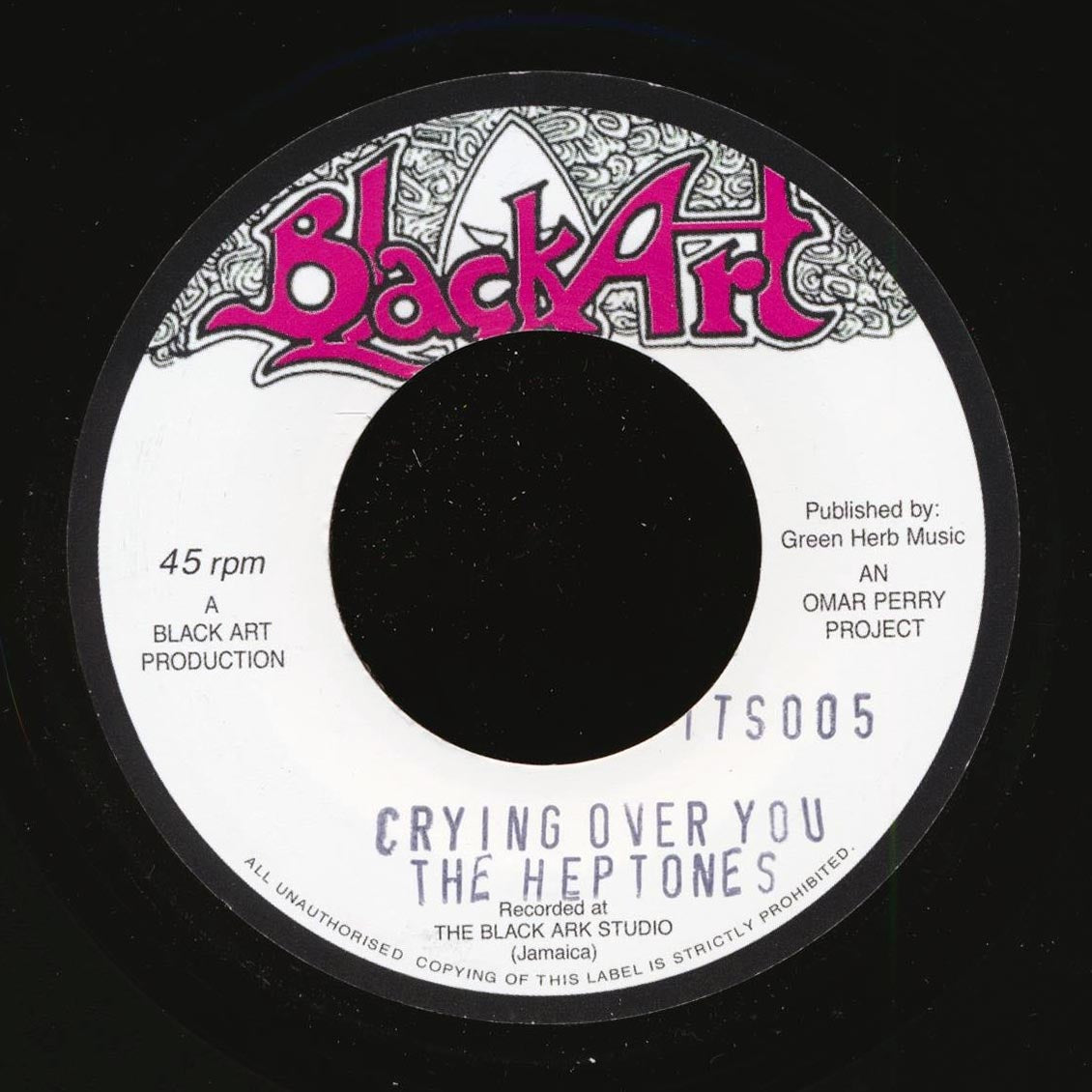 The Heptones - Crying Over You  /  The Upsetters - Crying Dub (UK press)