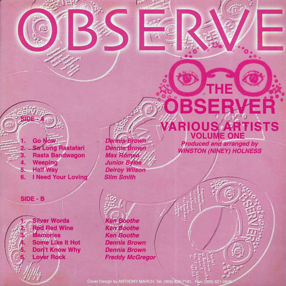 Ken Boothe, Jr. Byles, Dennis Brown, Etc. - Observer Volume 1 (Jamaica press)