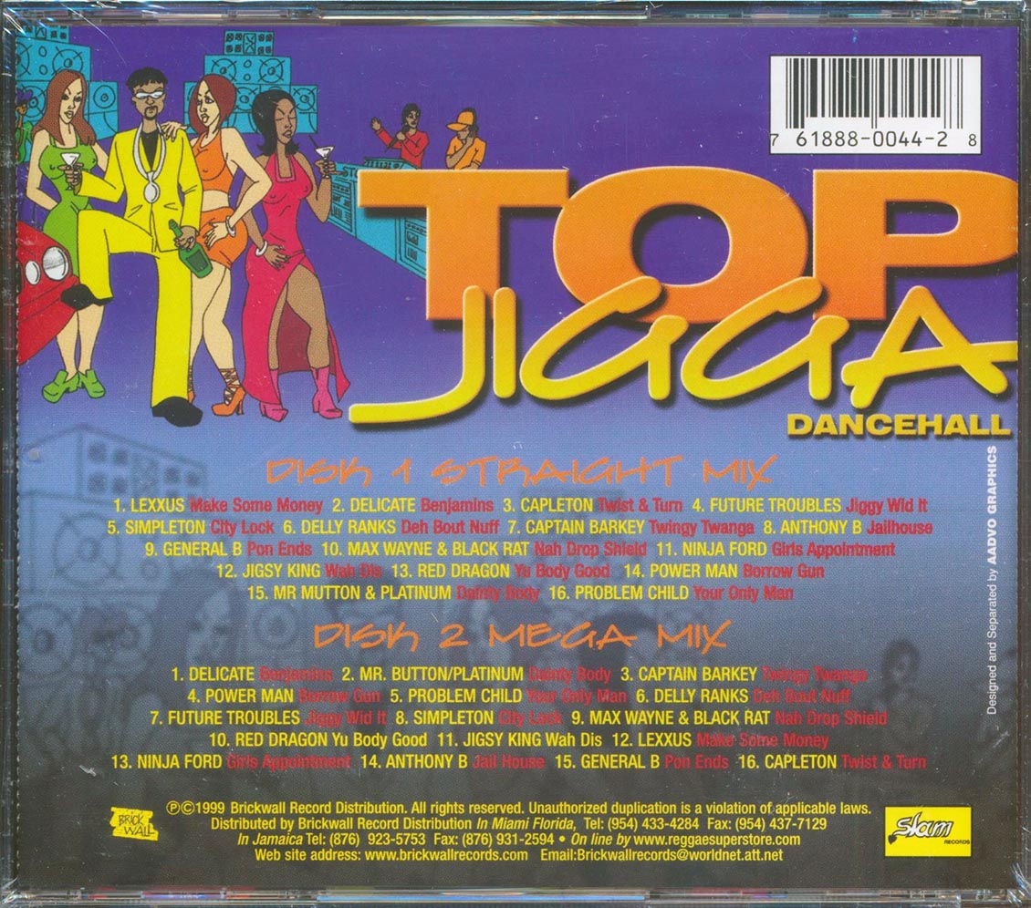 Capleton, Anthony B, Red Dragon, Etc. - Top Jigga (32 tracks) (2xCD)