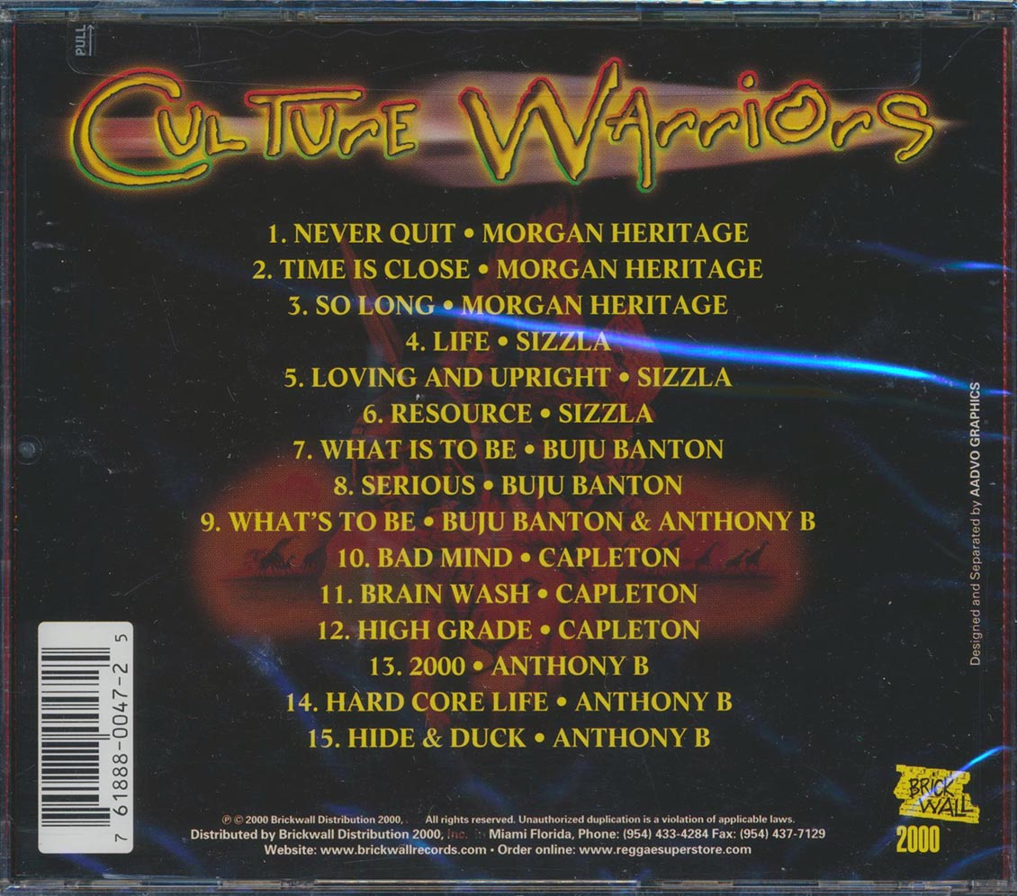 Sizzla, Capleton, Morgan Heritage, Buju Banton - Culture Warriors