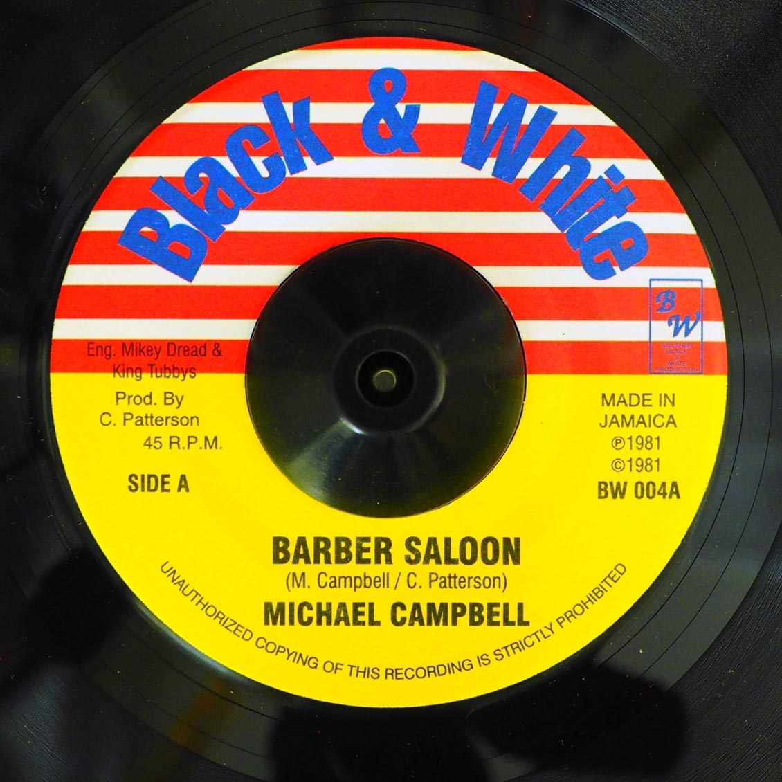 Mikey Dread - Barber Saloon  /  King Tubby - Lagga The Barber (rhythm: "Mikey Dread - Barber Saloon")