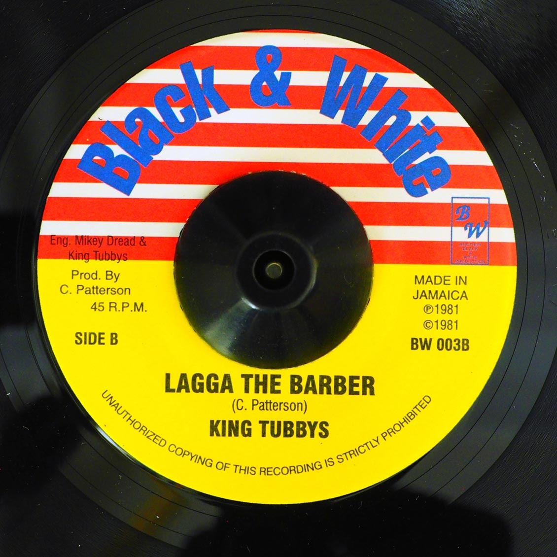 Mikey Dread - Barber Saloon  /  King Tubby - Lagga The Barber (rhythm: "Mikey Dread - Barber Saloon")