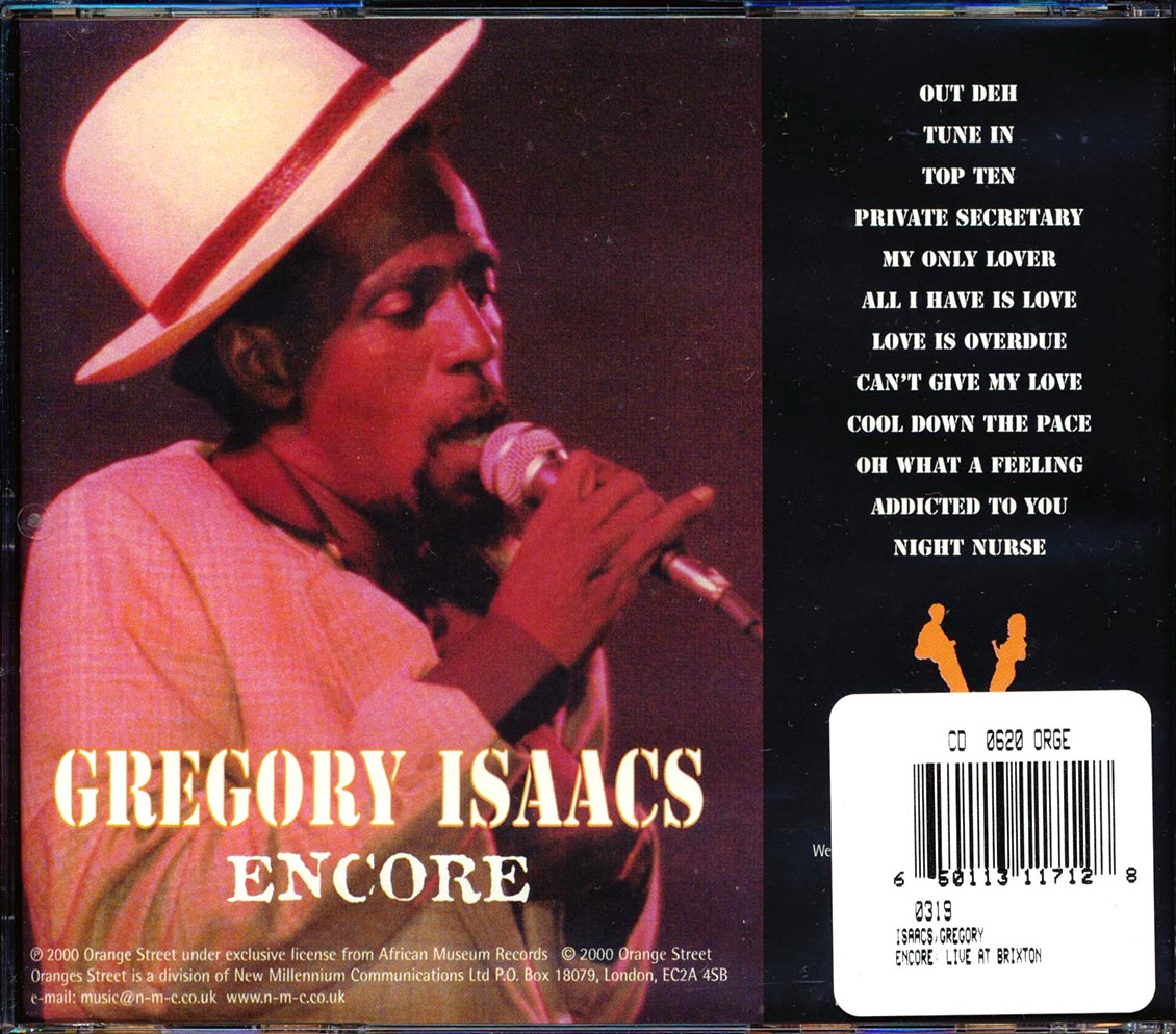 Gregory Isaacs - Encore: Live At The Academy Brixton 1984