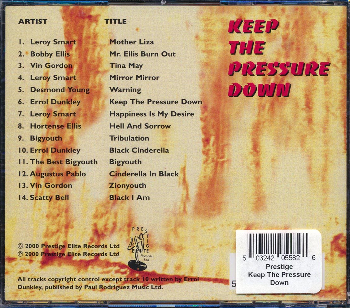 Augustus Pablo, Vin Gordon, Leroy Smart, Etc. - Keep The Pressure Down