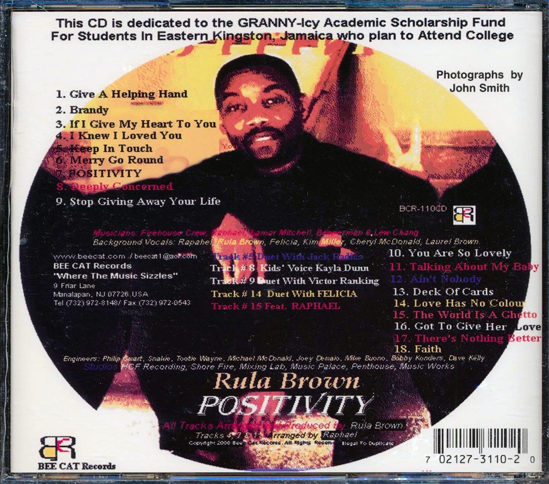 Rula Brown - Positivity