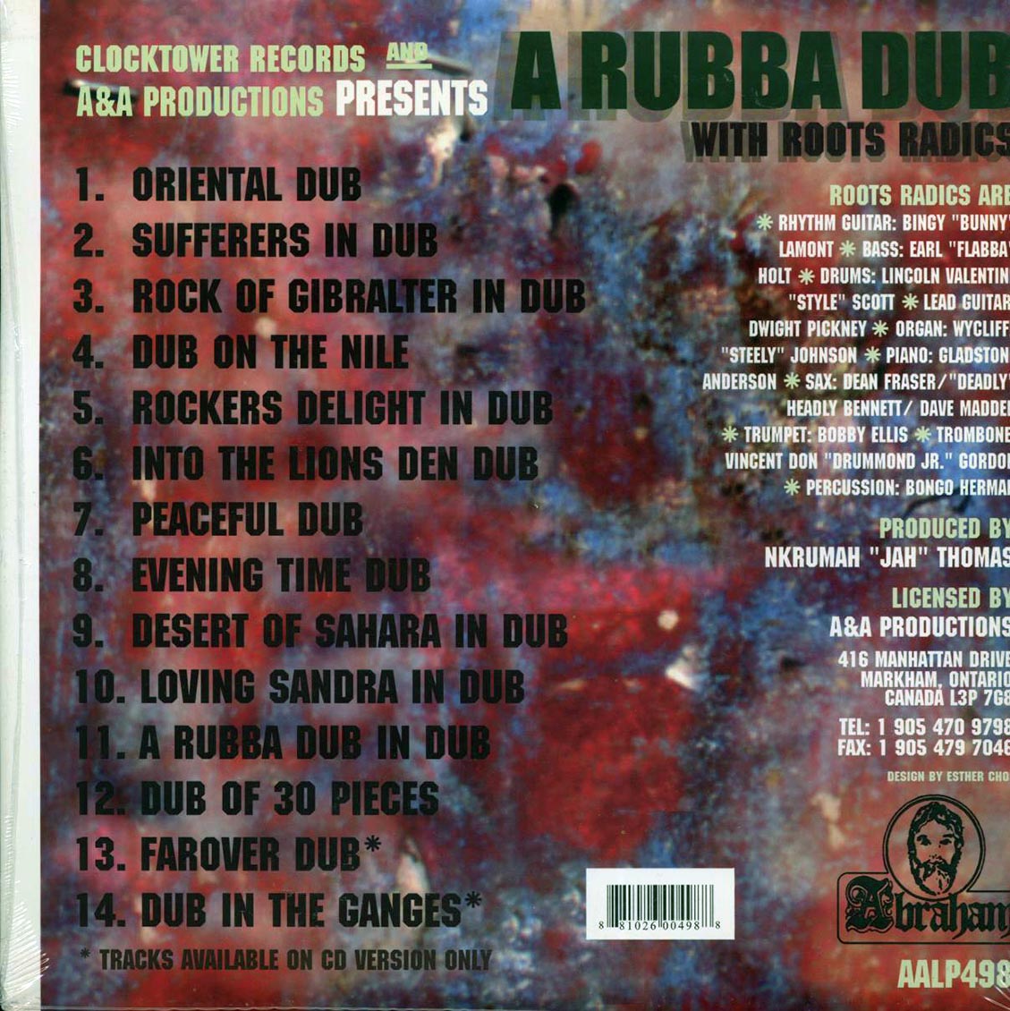 The Roots Radics - A Rubba Dub