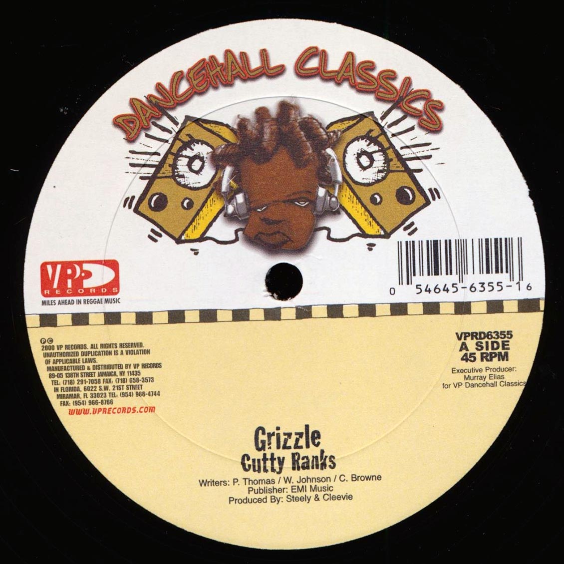 Cutty Ranks - Grizzle  /  Cocoa Tea - Sonia (rhythm: "Punanny")