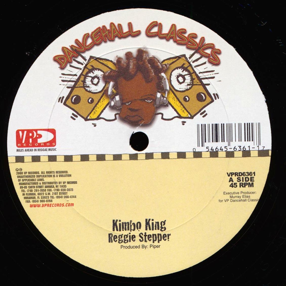 Reggie Stepper - Kimbo King  /  Whining Skill (rhythm: "Stalag")