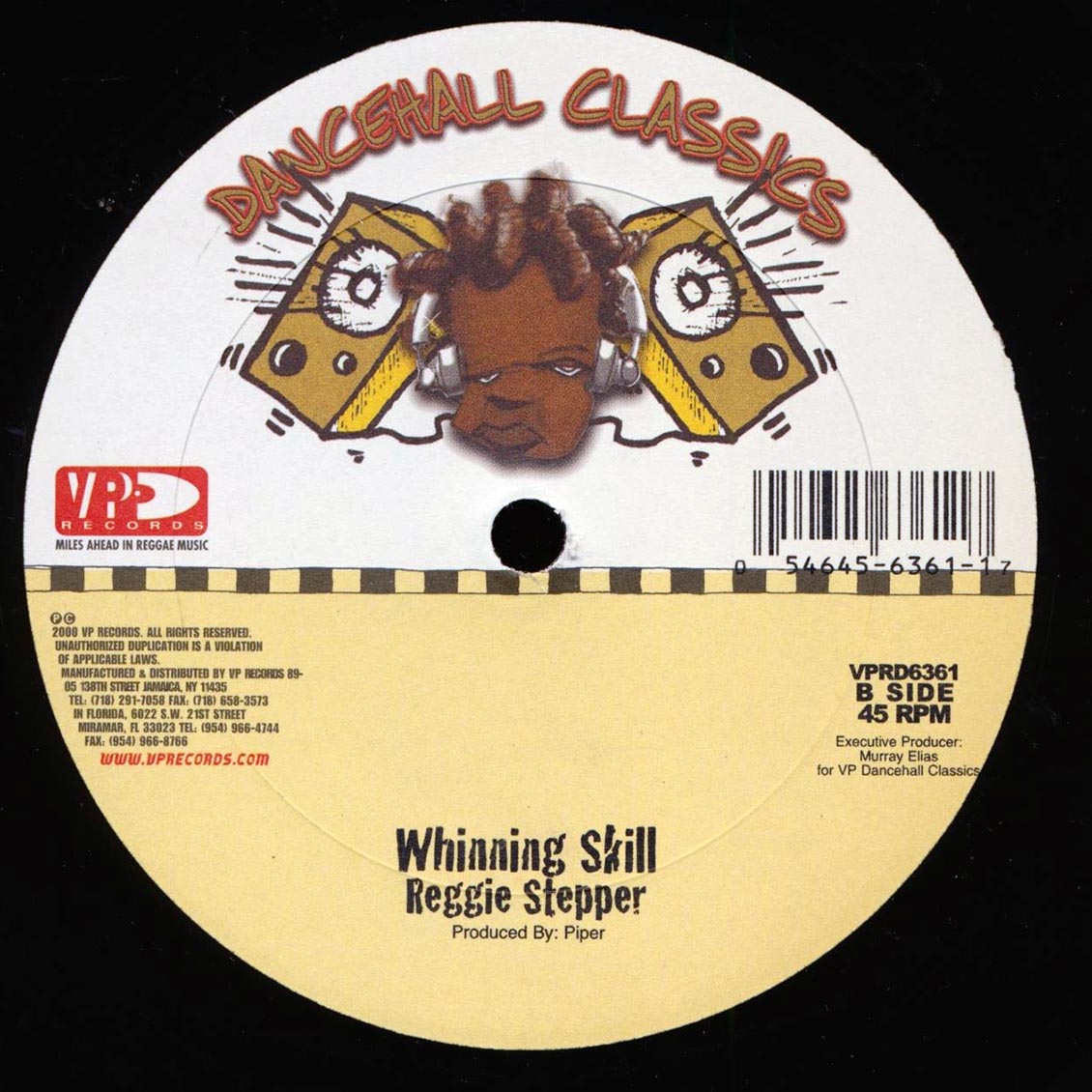 Reggie Stepper - Kimbo King  /  Whining Skill (rhythm: "Stalag")