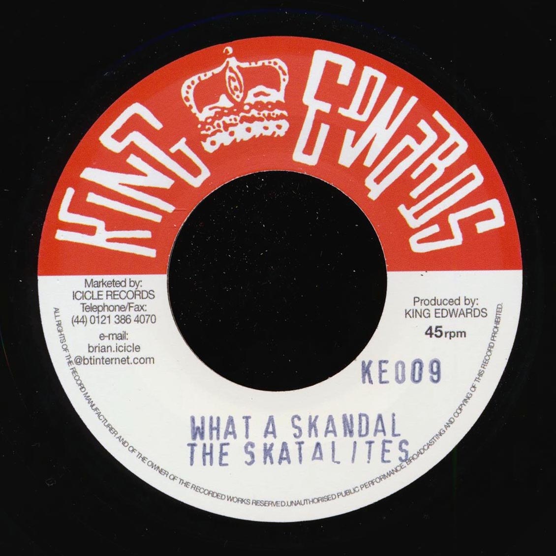 The Skatalites - What A Skandal  /  Shenley Duffus - I'm A Lonely Boy (UK press)