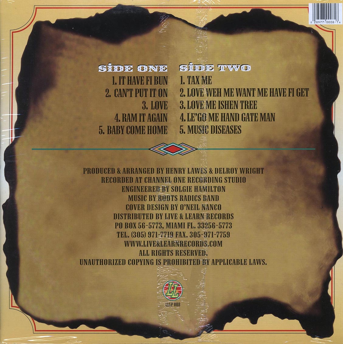 Josey Wales - Outlaw (Ganja Pipe Is Harmless)