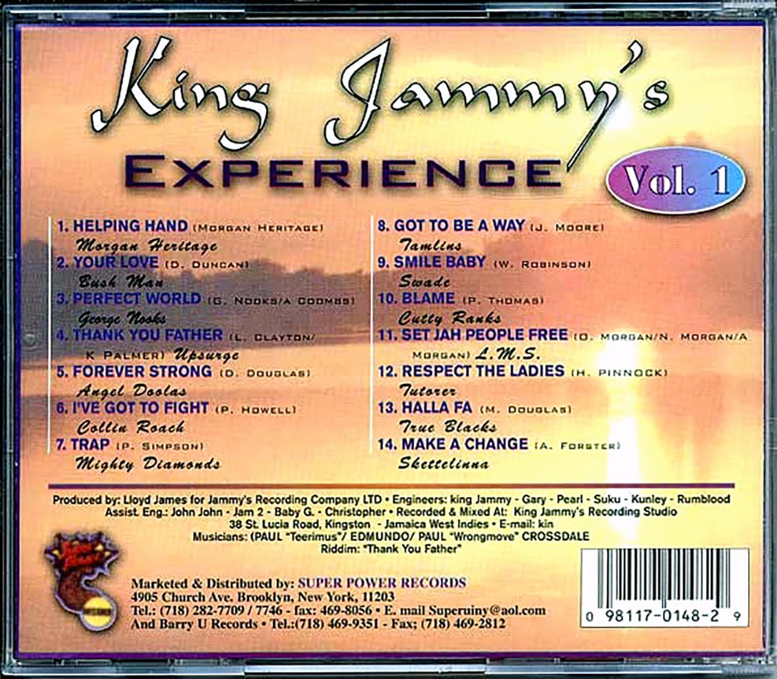 Morgan Heritage, Cutty Ranks, The Tamlins, The Mighty Diamonds, Etc. - King Jammy's Experience Volume 1