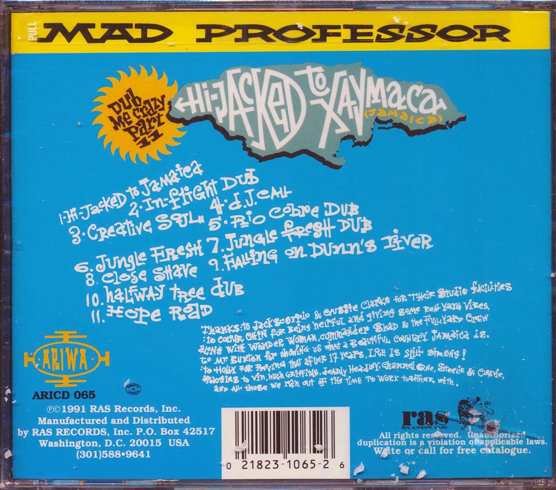 Mad Professor - Dub Me Crazy 11: Hijacked To Jamaica (marked/ltd stock)