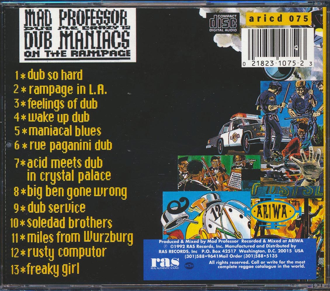Mad Professor - Dub Me Crazy 12: Dub Maniacs On The Rampage (marked/ltd stock)