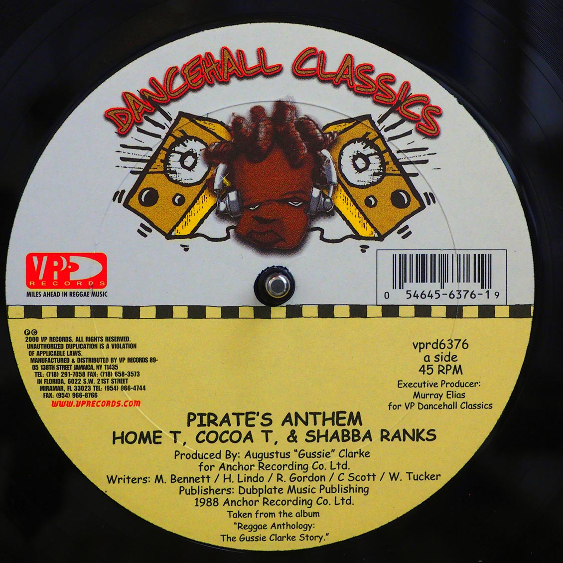 Home T, Cocoa Tea, Shabba Ranks - Pirate's Anthem  /  Pirate's Anthem Version