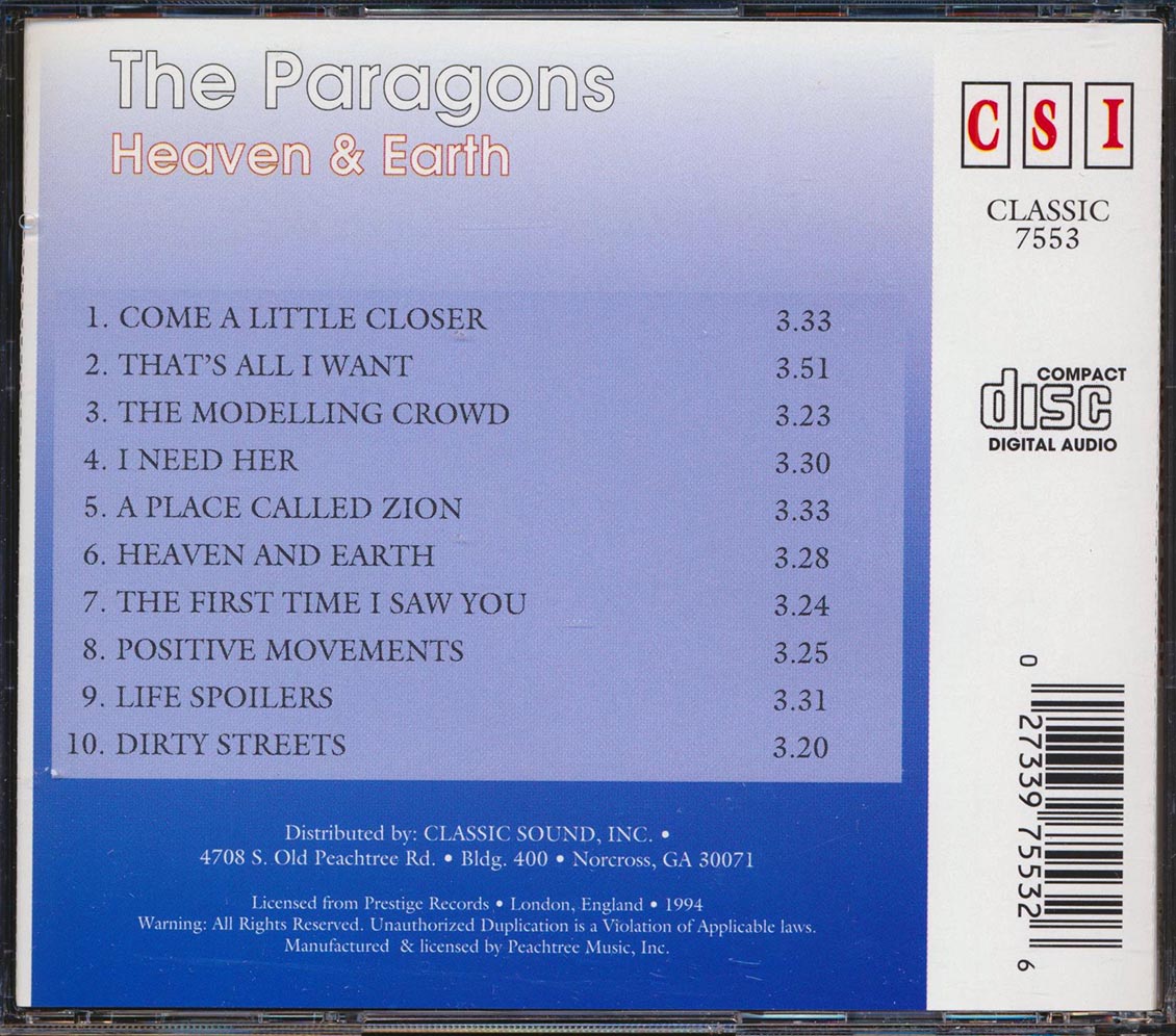 The Paragons - Heaven & Earth (The Paragons Now)