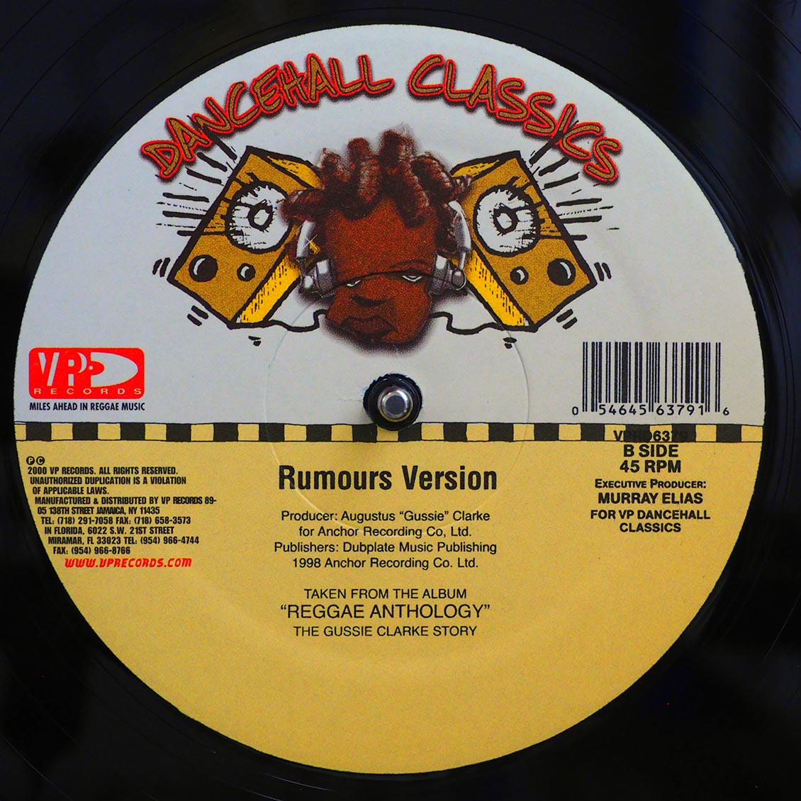 Gregory Isaacs - Rumours  /  Version (rhythm: "Telephone Love AKA Rumors")