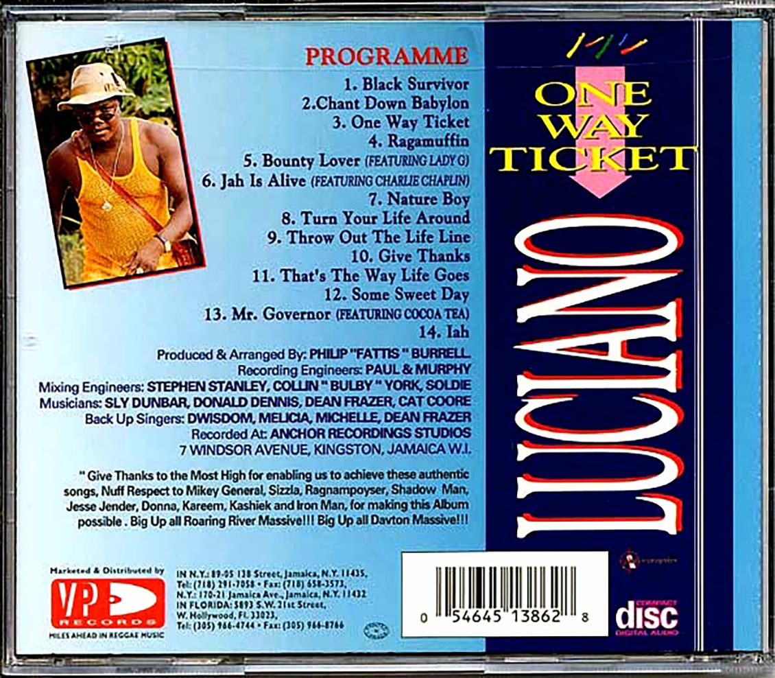 Luciano - One Way Ticket