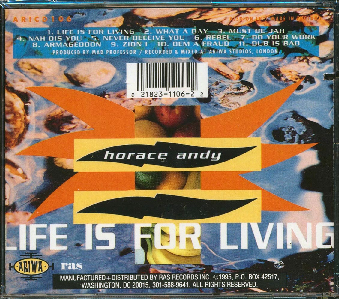 Horace Andy - Life Is For Living (marked/ltd stock)