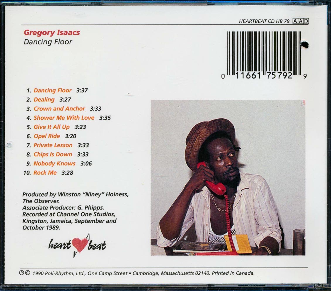 Gregory Isaacs - Dancing Floor (marked/ltd stock)