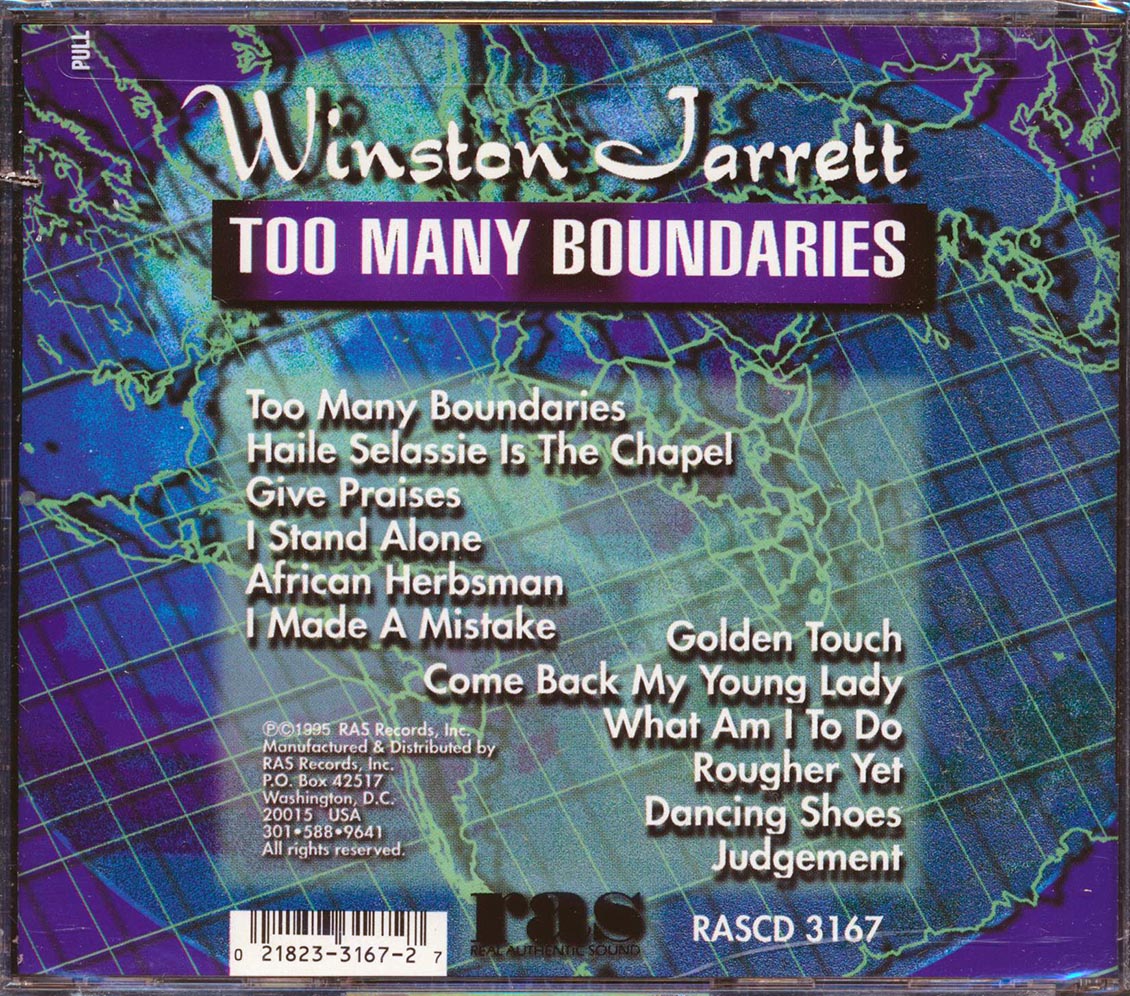 Winston Jarrett - Too Many Boundaries (marked/ltd stock)