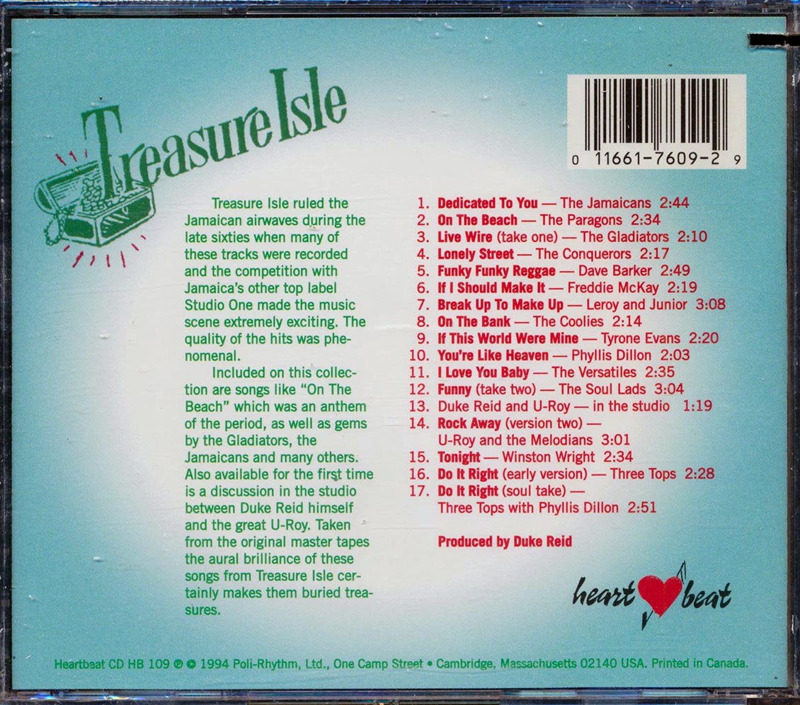 The Gladiators, Phyllis Dillon, Freddie McKay, The Jamaicans, Etc. - More Hottest Hits From Treasure Isle (marked/ltd stock)
