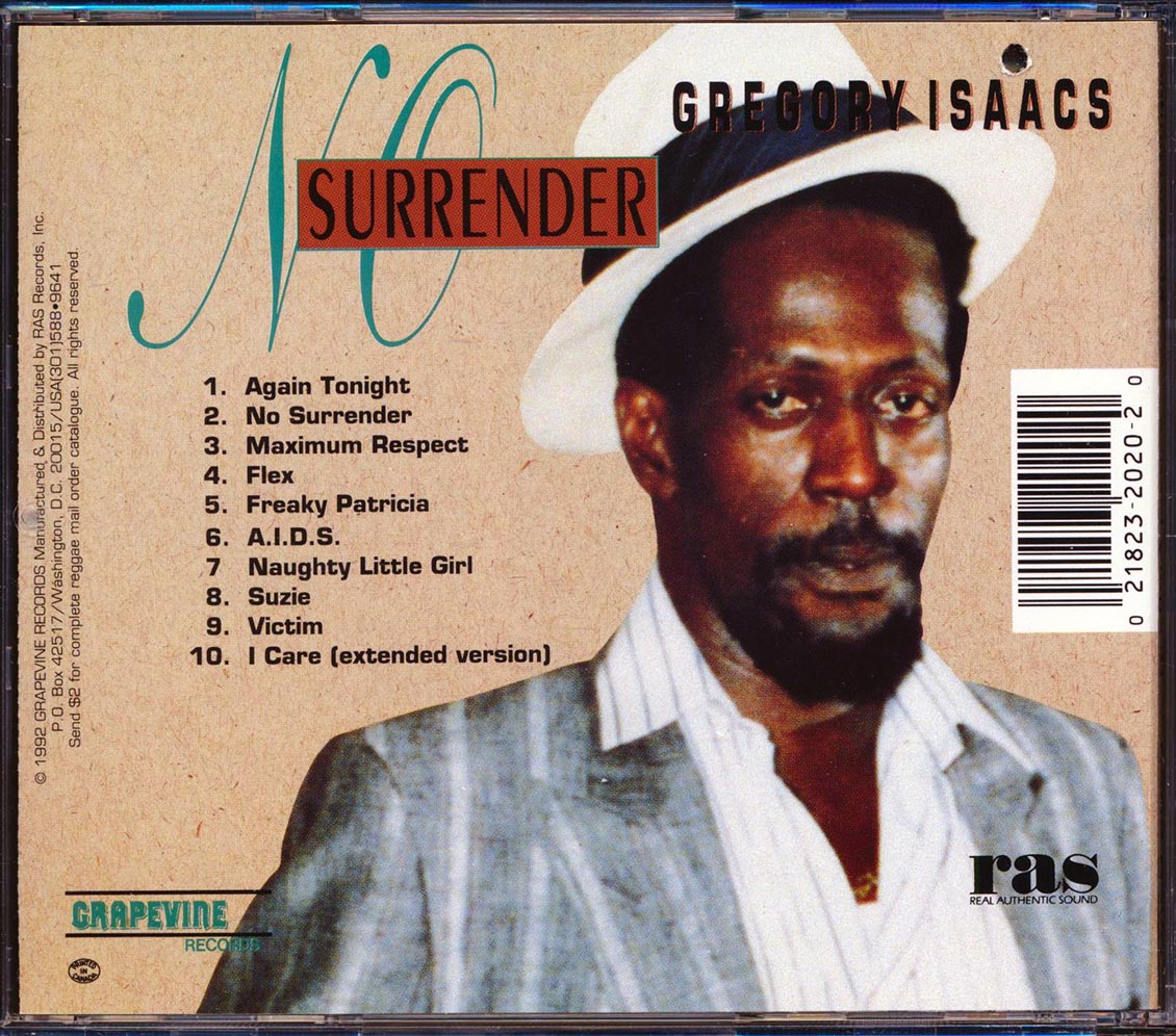 Gregory Isaacs - No Surrender (marked/ltd stock)