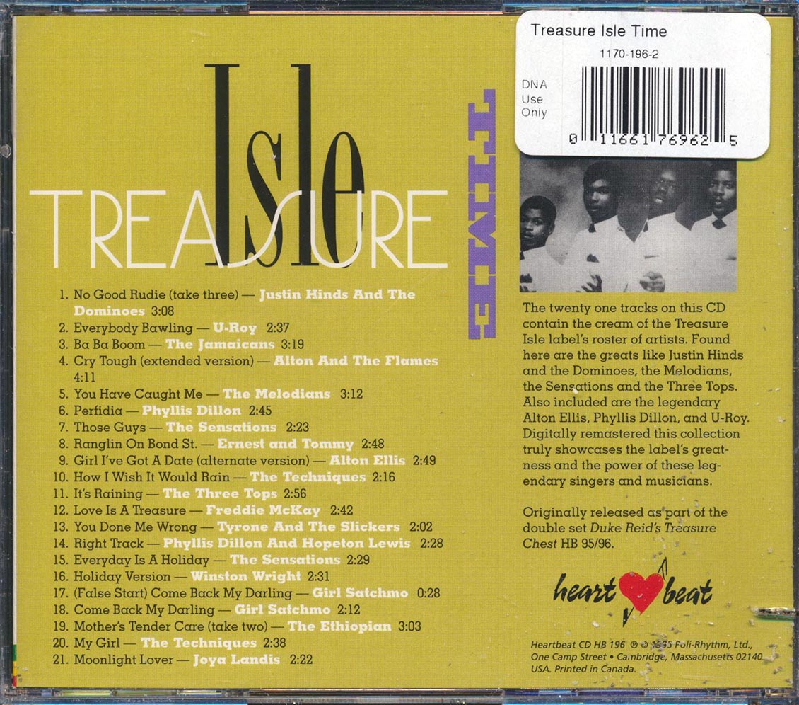 Phyllis Dillon, Alton Ellis, The Paragons, Melodians, Silvertones, Etc. - Treasure Isle Mood (20 tracks) (marked/ltd stock)