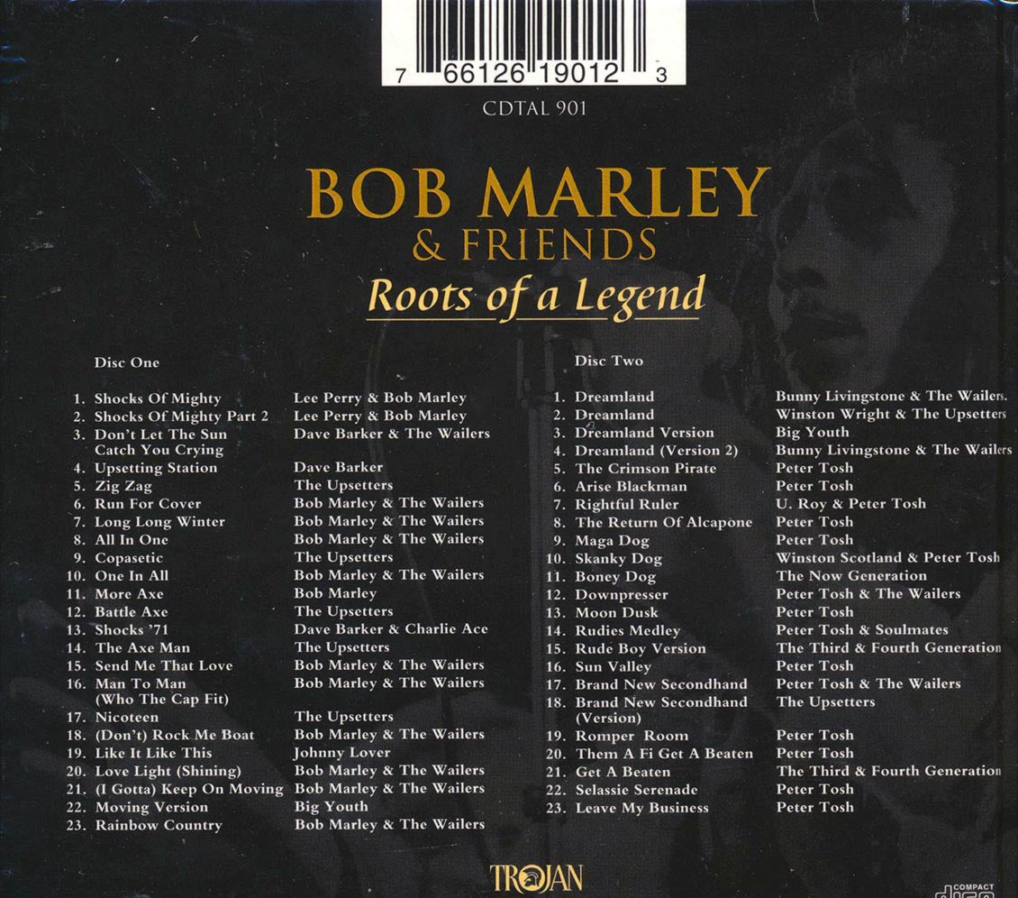 Bob Marley, Peter Tosh - Roots Of A Legend: Bob Marley & Friends (casebound set) (46 tracks) (2xCD) (incl. large booklet)