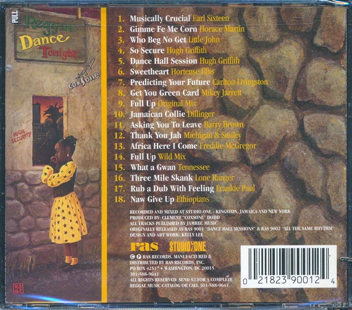 Earl Sixteen, Barry Brown, Carlton Livingston, The Ethiopians, Etc. - Real Authentic Sound Of Studio One (Dance Hall Session + All On The Same Rhythm) (2 albums on 1 CD) (marked/ltd stock)