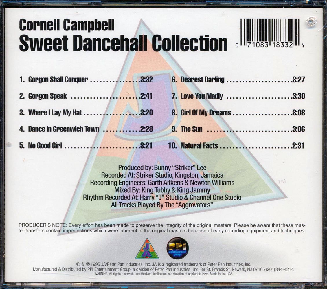 Cornell Campbell - Sweet Dancehall Collection (marked/ltd stock)